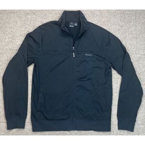 Bench Men's Black Full Zip Long Sleeve Track Jacket Size‎ Large